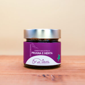 Col di stella - Confettura extra di prugne bio e menta